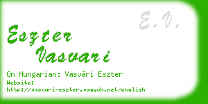 eszter vasvari business card